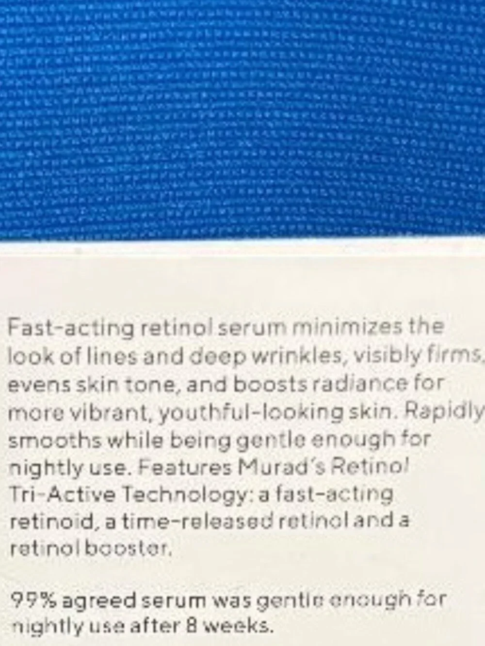 BRAND NEW MURAD RESURGENCE RETINOL YOUTH RENEWAL SERUM 10 ML  NET VOL 0.33 FL OZ